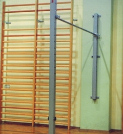 Gymnastická hrazda 1-pole, montovaná na stenu