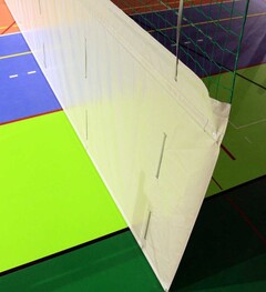 Deliaci záves "tkanina PVC + sieť"