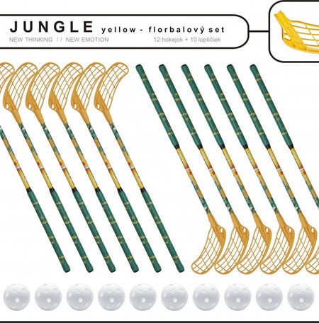 Set MPS Jungle deti (12 hokejok + 10 loptičiek)