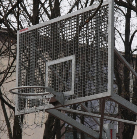 Basketbalová doska oceľová mriežkovaná, pozinkovaná 180x105 cm