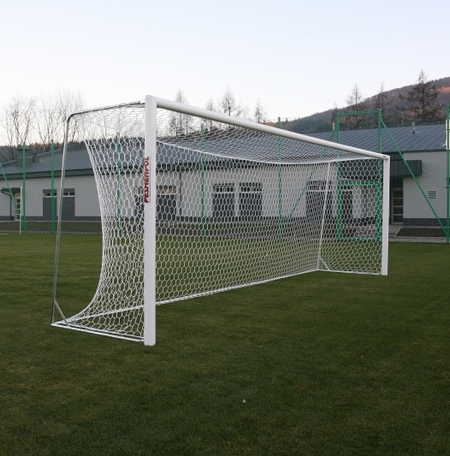 Futbalové bránky 7,32x2,44 m, s oválnym hliníkovým profilom, prenosné