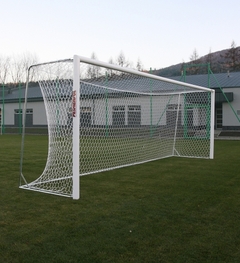Futbalové bránky 7,32x2,44 m, s oválnym hliníkovým profilom, prenosné