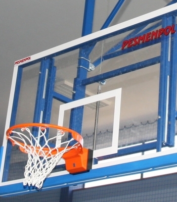 Profesionálna basketbalová doska sklo-akrylová 105x180cm, hrúbka dosky 15mm