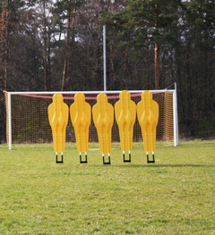 Tréningový múr futbalový, ohybný (5 siluet)