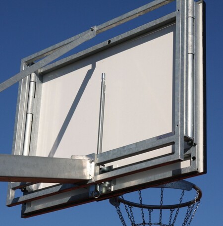 Mechanizmus na reguláciu výšky dosky 90x120 cm, pozinkovaný, s adaptívnym rámom pre jednostĺpovú konštrukciu
