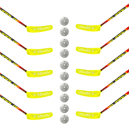 Set Wooloc Winner 32 (10 hokejok + 10 loptičiek) certifikácia IFF