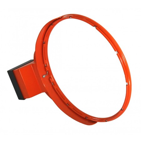 Basketbalová obruč PRESSMATIC sklápacia s plynovým piestom a bezhákovým systémom uchytenia siete