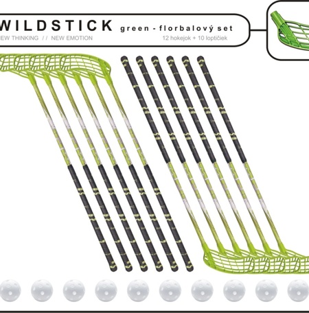 Set MPS Wildstick (12 hokejok + 10 loptičiek)