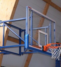 Basketbalová konštrukcia skladaná na bok steny 100-160 cm