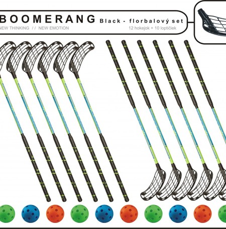 Set MPS Boomerang (12 hokejok + 10 loptičiek)