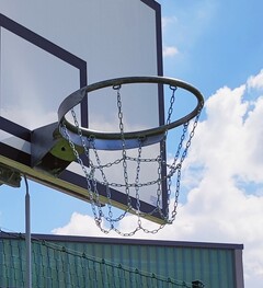 Basketbalová sieť na pozinkovanú obruč, 8 bodov uchytenia, pozinkovaná