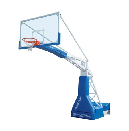 Basketbalová konštrukcia posuvná HYDROPLAY OFFICIAL, manuálne skladanie pomocou hydraulickej pumpy