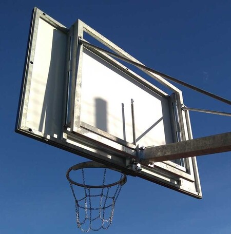 Mechanizmus na reguláciu výšky dosky 105x180 cm, pozinkovaný, s adaptívnym rámom pre jednostĺpovú konštrukciu