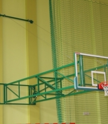 Basketbalová konštrukcia skladaná na bok steny 100-220 cm